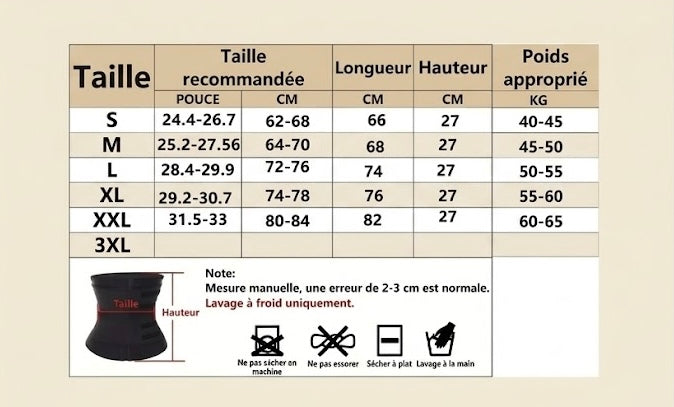 Gaine - Ventre Plat & Taille Creusée