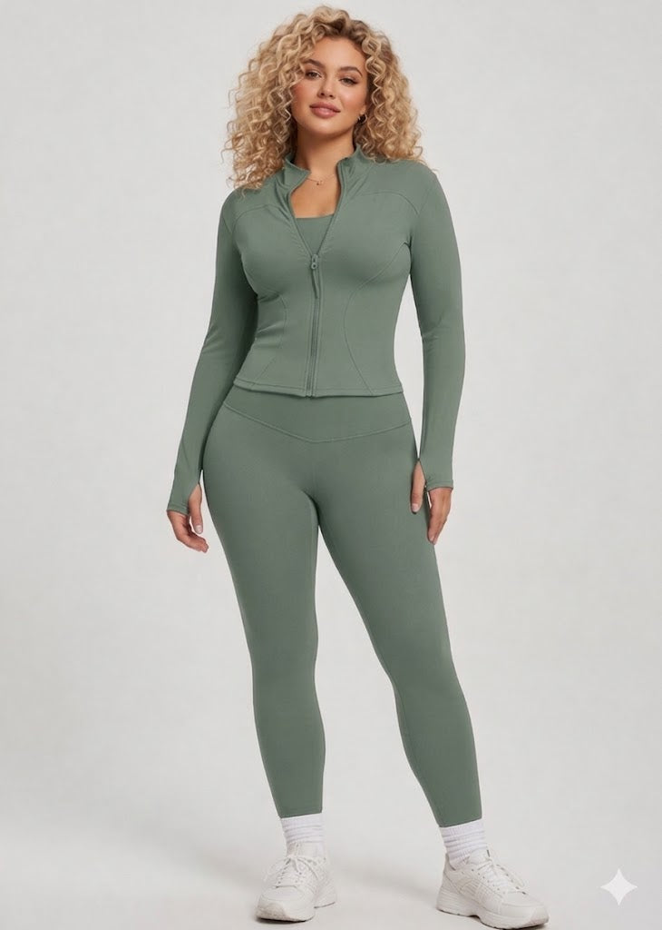 Ensemble Sport 2 Pièces Legging & Veste